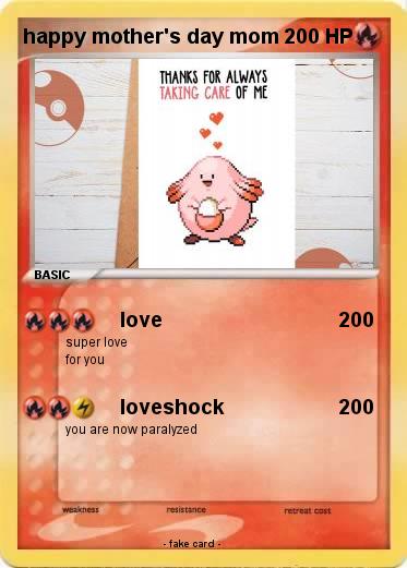 Pokemon happy mother's day mom
