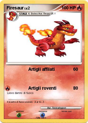 Pokemon Firesaur