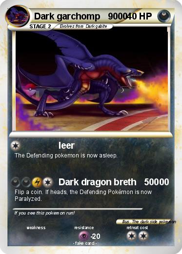 Pokemon Dark garchomp   9000