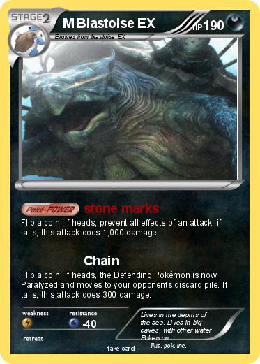 Pokemon M Blastoise EX