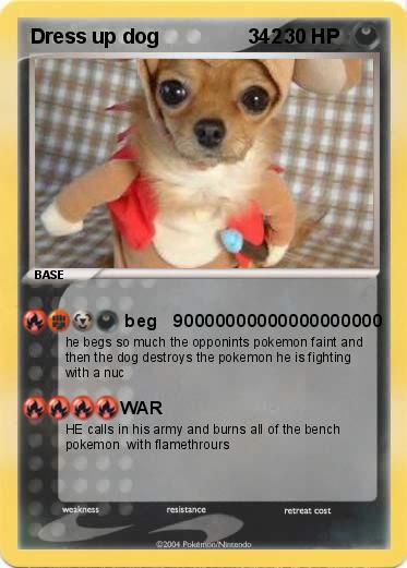 Pokemon Dress up dog                342 
