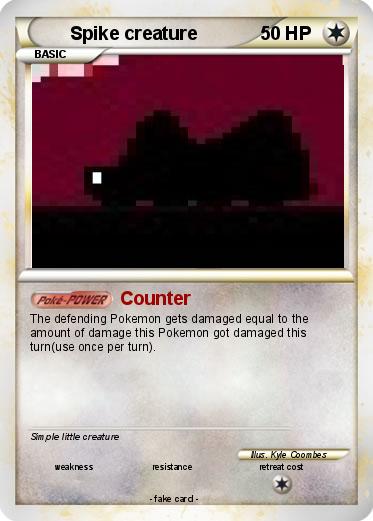 Pokemon Spike creature