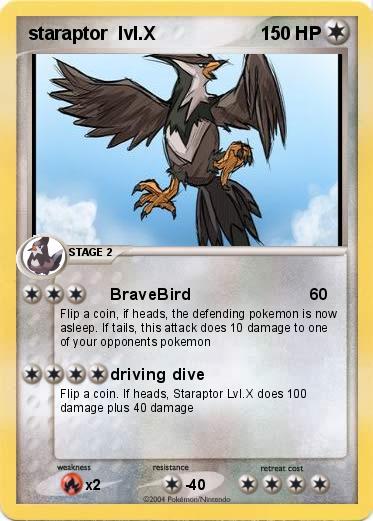 Pokemon staraptor  lvl.X