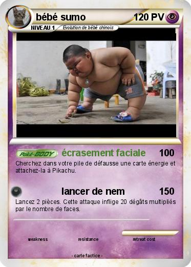 Pokemon bébé sumo