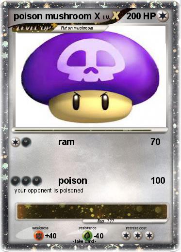 Pokemon poison mushroom X