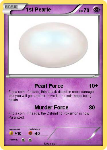 Pokemon 1st Pearle