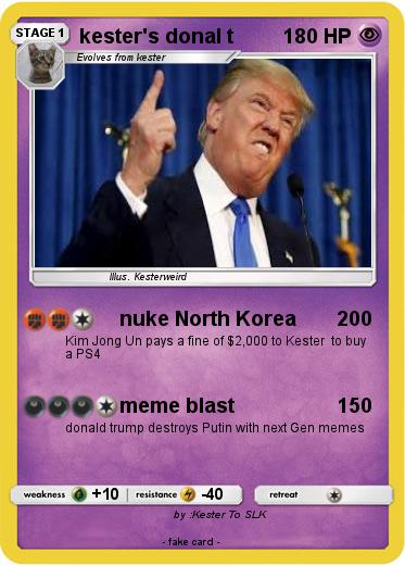 Pokemon kester's donal t