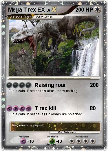 Pokemon Mega T rex EX