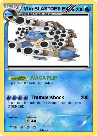 Pokemon M m BLASTOES EX