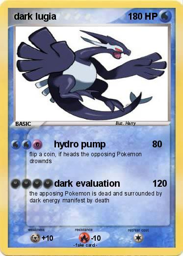 Pokemon dark lugia