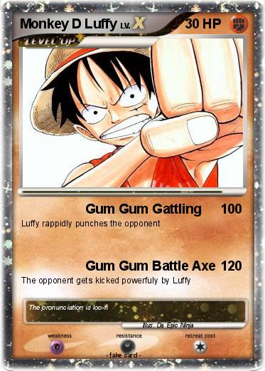 Pokemon Monkey D Luffy