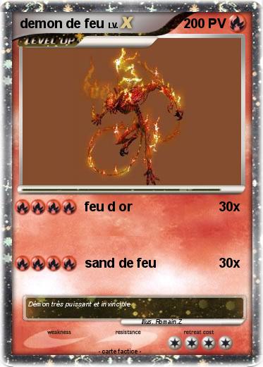 Pokemon demon de feu