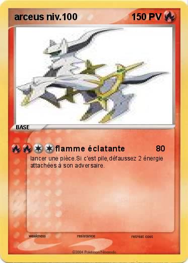 Pokemon arceus niv.100