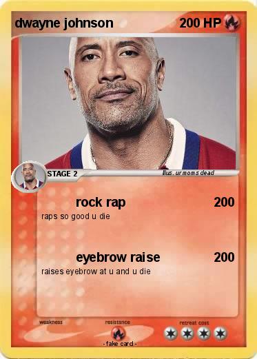 Pokemon dwayne johnson