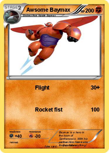 Pokemon Awsome Baymax