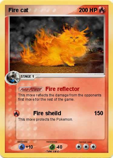 Pokemon Fire cat