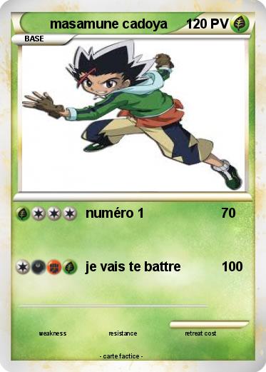 Pokemon masamune cadoya