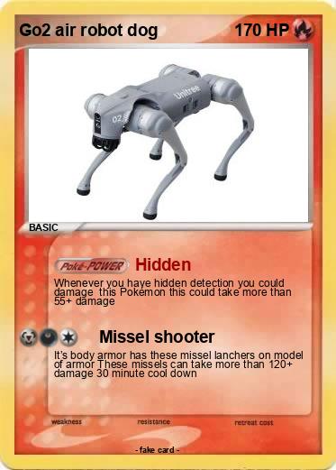 Pokemon Go2 air robot dog