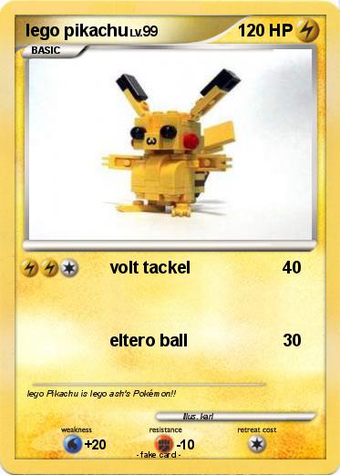 Pokemon lego pikachu