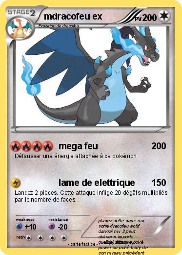 Pokemon mdracofeu ex