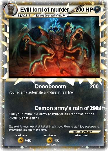 Pokemon Evill lord of murder