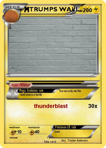 Pokemon TRUMPS WALL