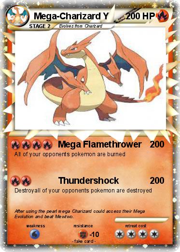 Pokemon Mega-Charizard Y