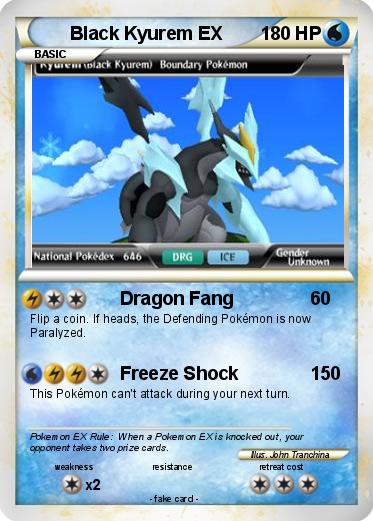 Pokemon Black Kyurem EX