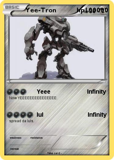 Pokemon Yee-Tron           hp100000