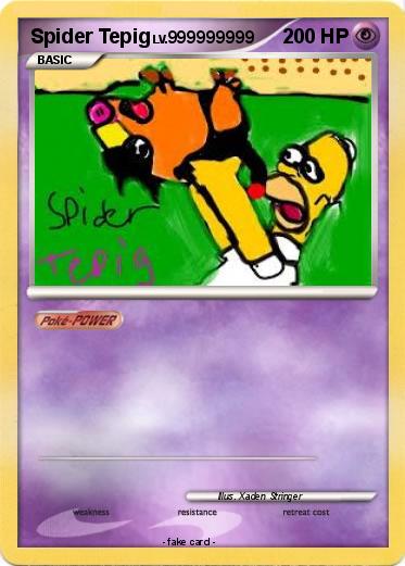 Pokemon Spider Tepig