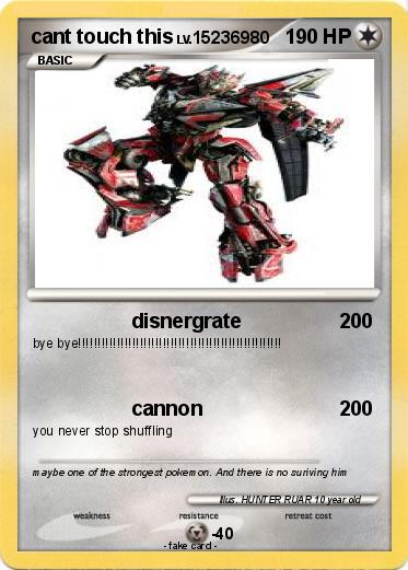 Pokemon cant touch this