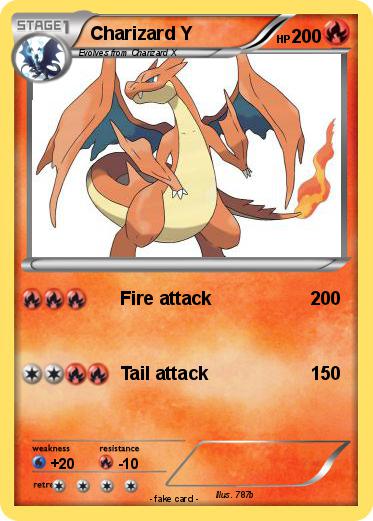 Pokemon Charizard Y