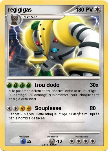 Pokemon regigigas