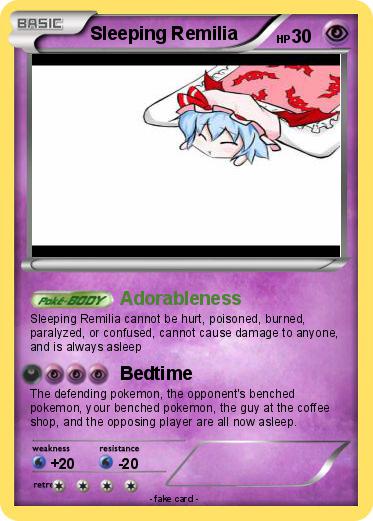Pokemon Sleeping Remilia