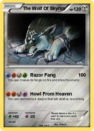 Pokemon The Wolf Of Skyrim