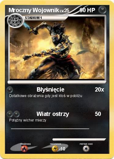 Pokemon Mroczny Wojownik