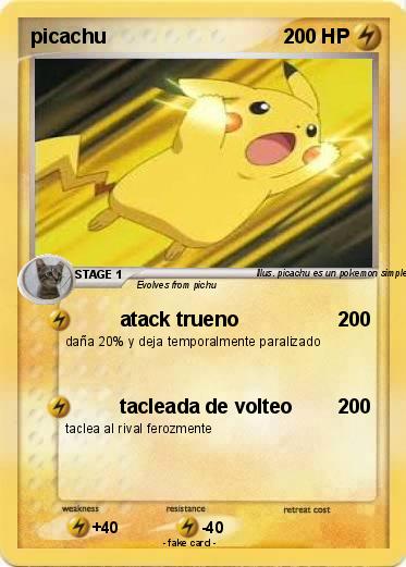 Pokemon picachu
