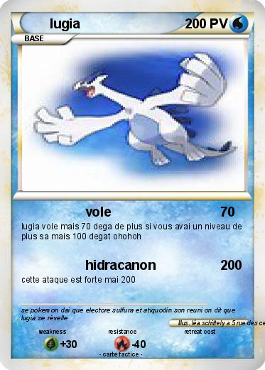 Pokemon lugia