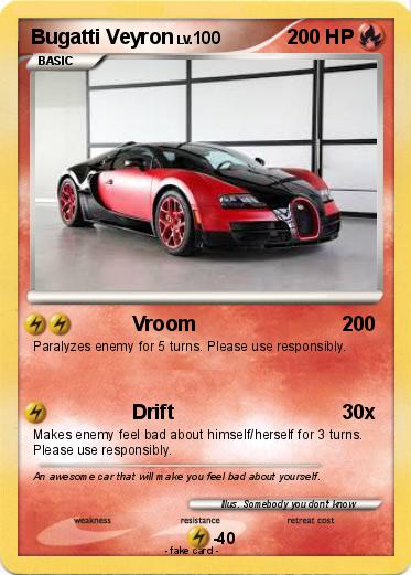 Pokemon Bugatti Veyron