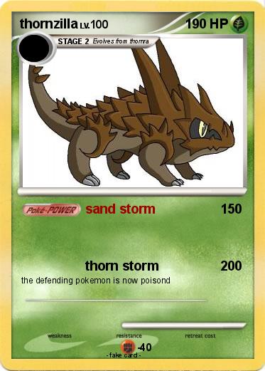 Pokemon thornzilla