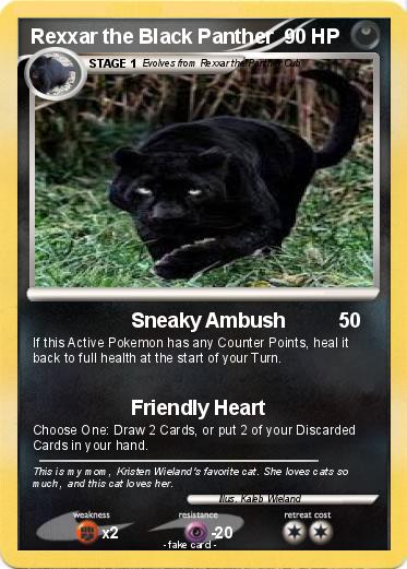Pokemon Rexxar the Black Panther