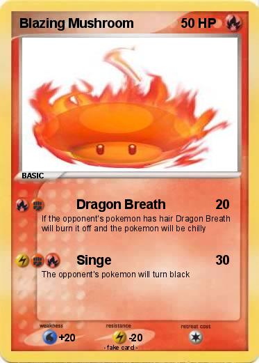 Pokemon Blazing Mushroom