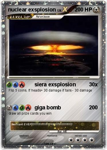 Pokemon nuclear exsplosion