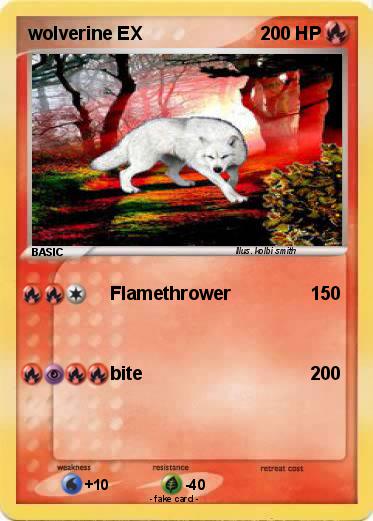 Pokemon wolverine EX