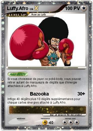 Pokemon Luffy.Afro