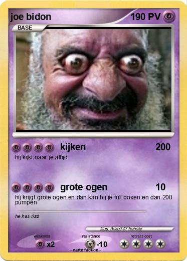 Pokemon joe bidon