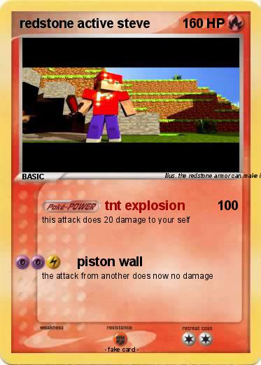 Pokemon redstone active steve