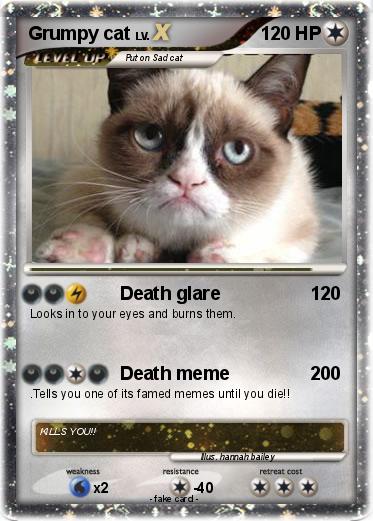 Pokemon Grumpy cat
