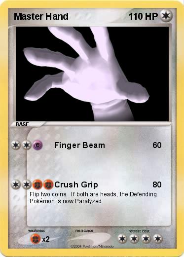 Pokemon Master Hand