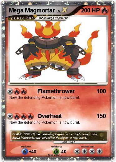 Pokemon Mega Magmortar